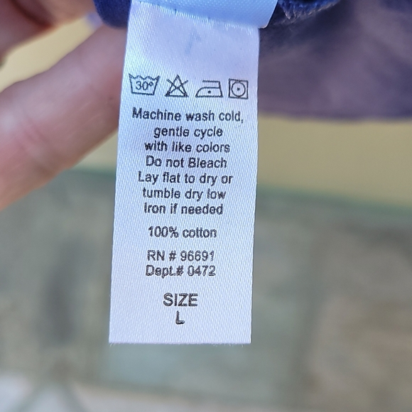 OLIAN MATERNITY EMPIRE WAISTED TOP LG - Picture 7 of 8